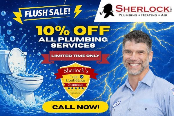 Sherlock Flush Sale Limited Time Only 10% Off image